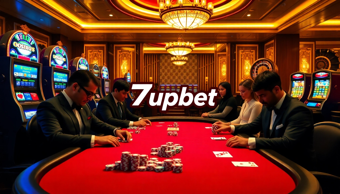 Immerse yourself in the exciting 7upbet casino atmosphere with vibrant games and professional players.