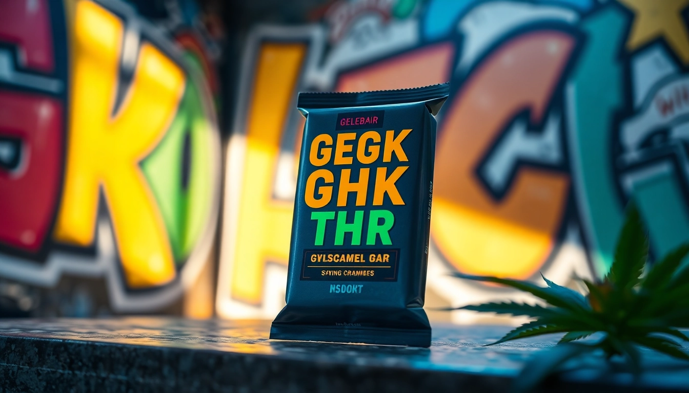 Showcase a geek bar thc against an urban backdrop, highlighting its vibrant colors and design.