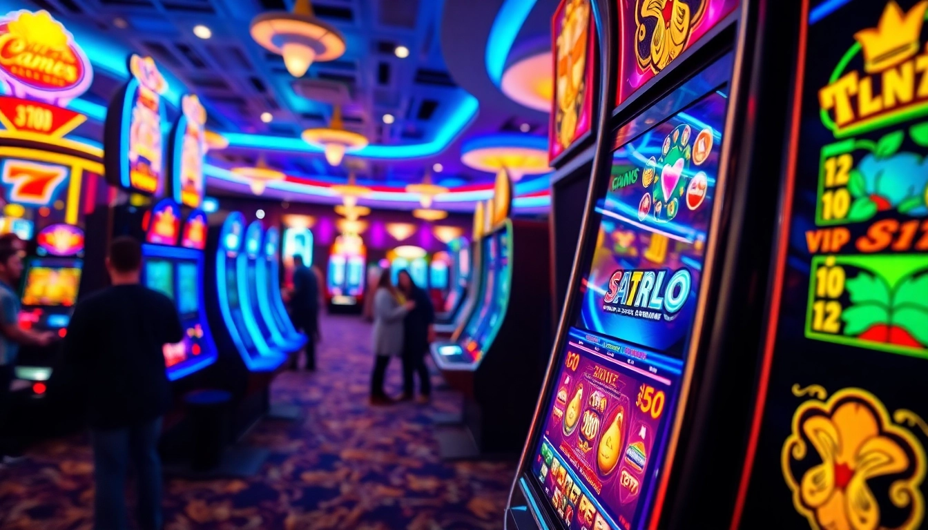 Temukan keseruan bermain slot online di mesin kasino yang penuh warna.