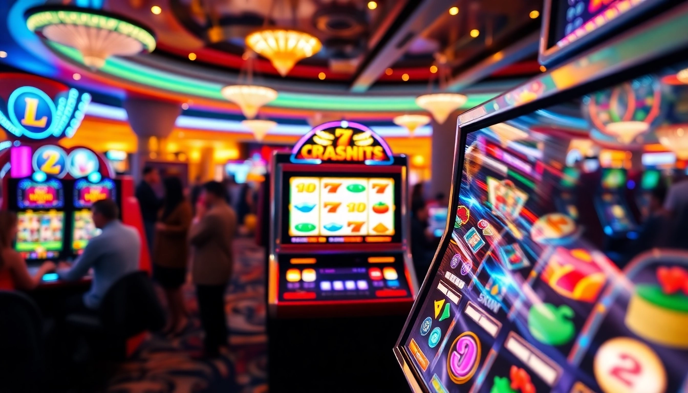 Menangkan slot online yang spektakuler di mesin kasino yang berkilauan.