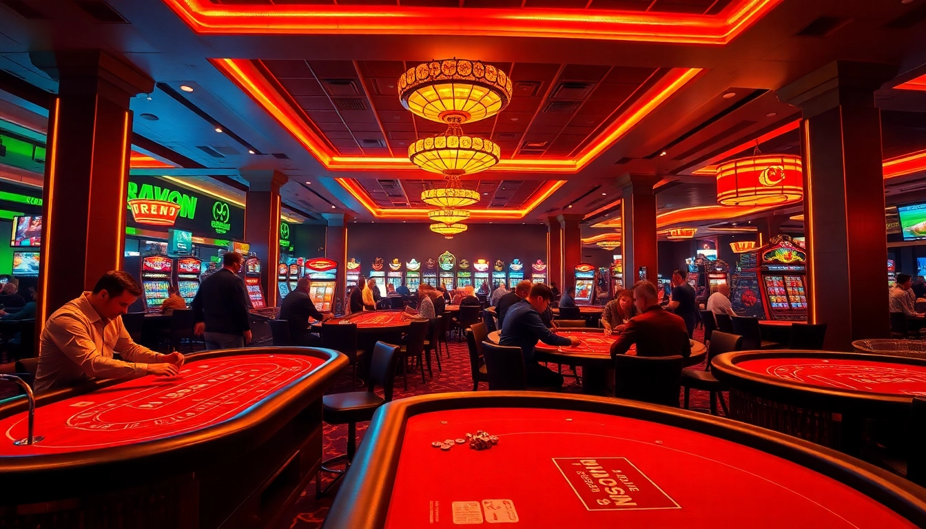 GEEK THC enhances casino experience with vibrant players engaging in thrilling games.