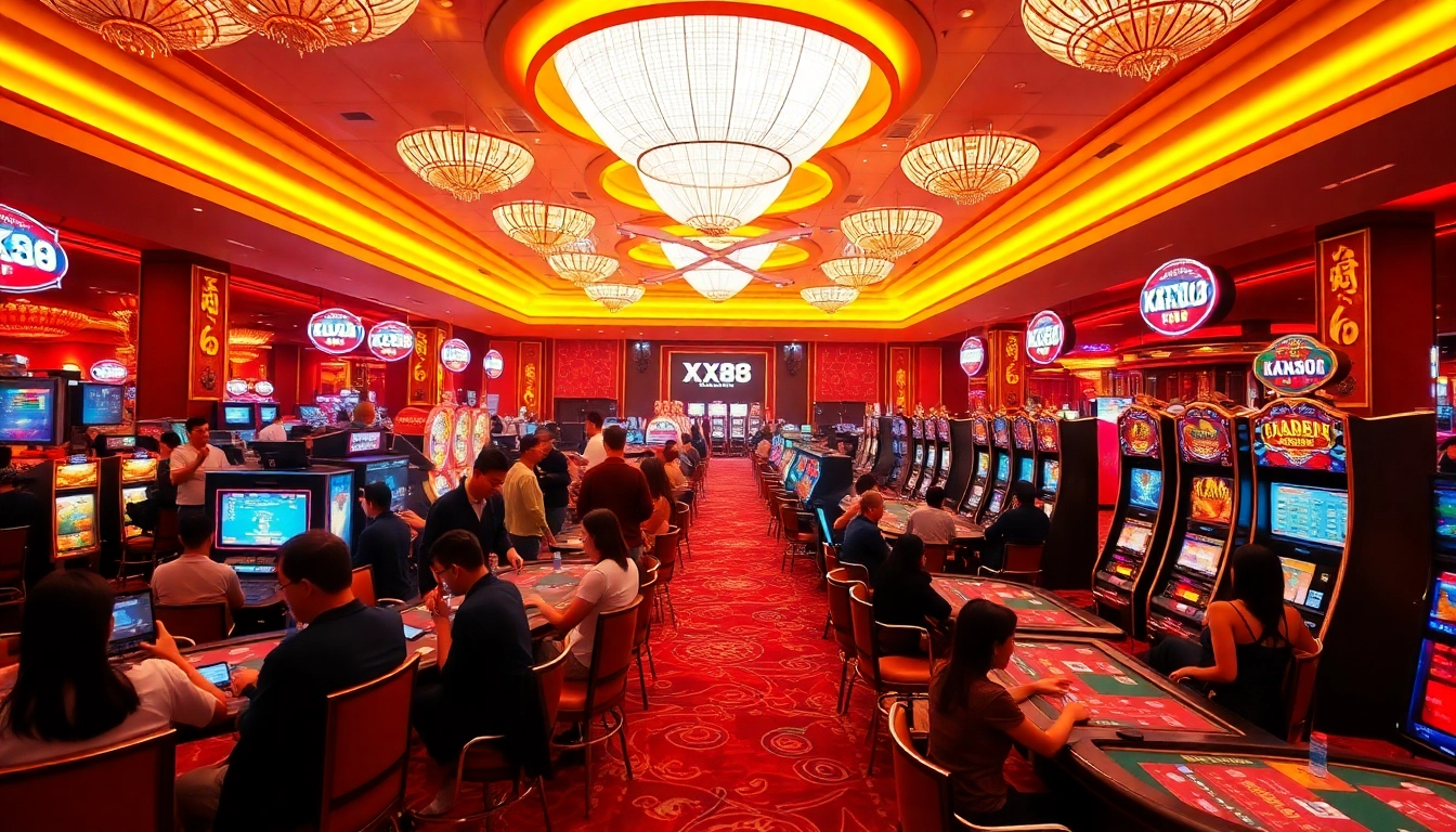 Experience the thrill of XX88 online casino with vibrant games and luxury ambiance.