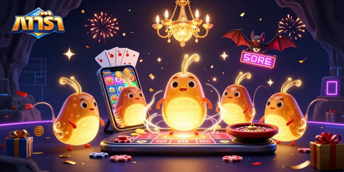 Experience thrilling baccarat with engaging gameplay and lively casino elements in this vibrant illustration.