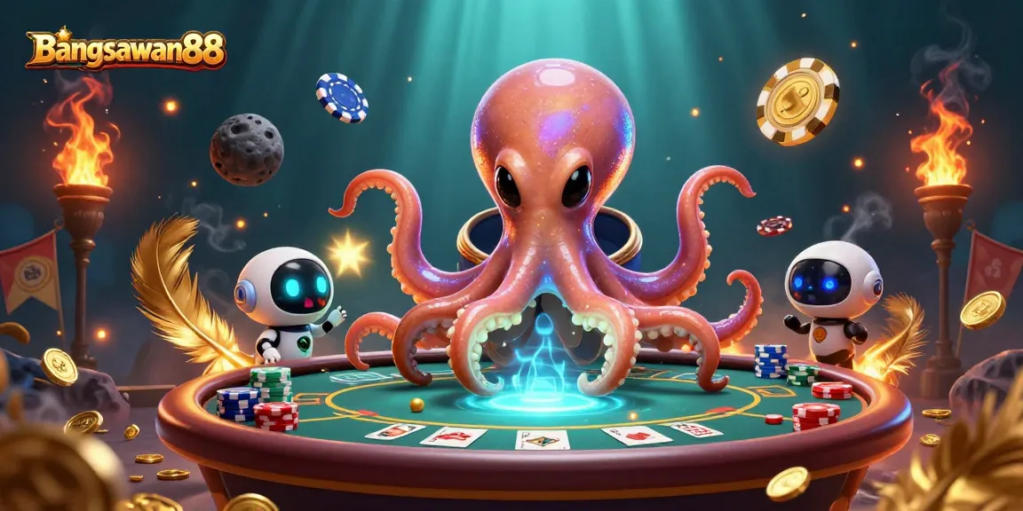 Bangsawan88 engages players with an exciting poker scene featuring vibrant colors and dynamic game elements.