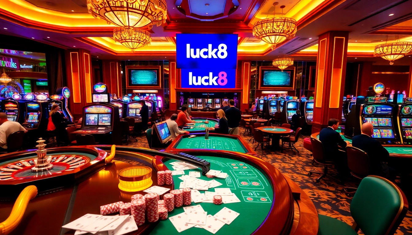 Experience the excitement of luck8 casino with vibrant games and luxurious atmosphere.
