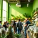 Explore the vibrant selection in a modern Weed Store that welcomes customers into its community.