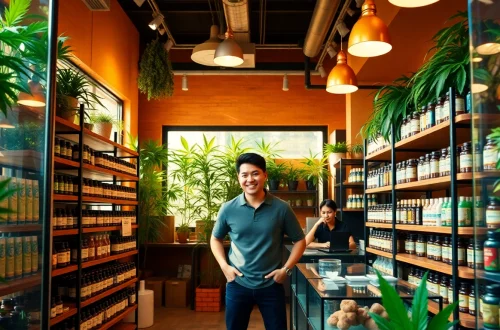 Browse curated selections at a welcoming Weed Store with friendly staff.