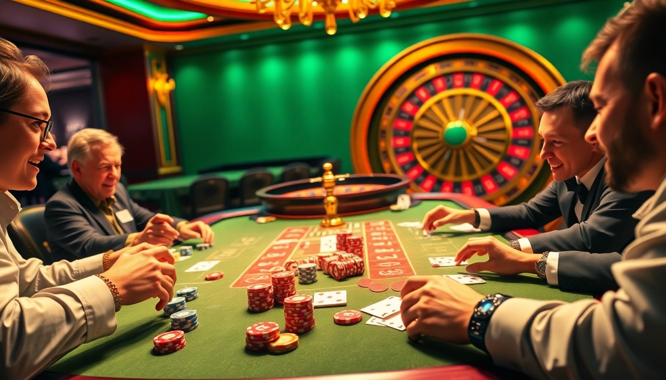Experience SC88 excitement with vibrant casino gameplay featuring roulette and poker.