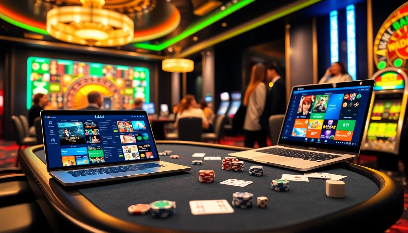 Experience L444's thrilling online gambling environment with professional poker players and vibrant games.