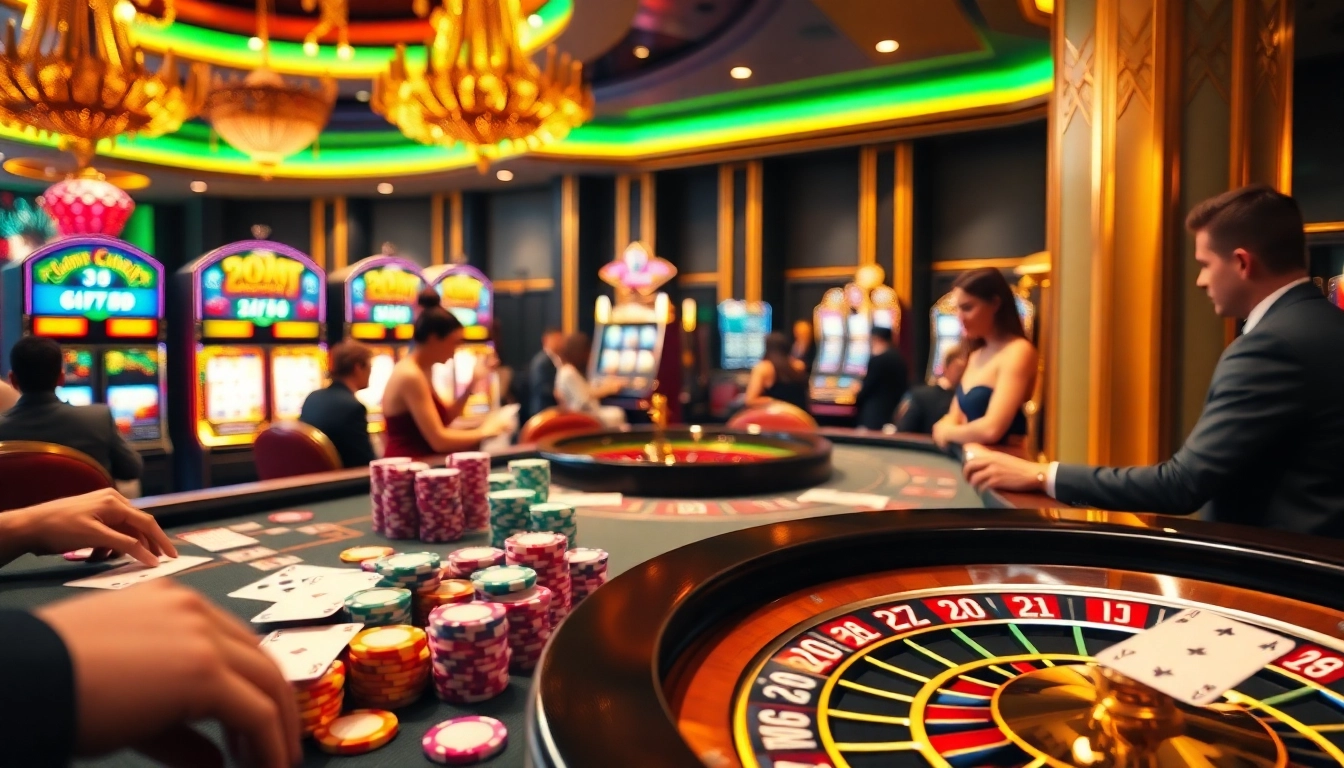 Experience high-stakes gaming at 33BD with engaged players and vibrant casino elements