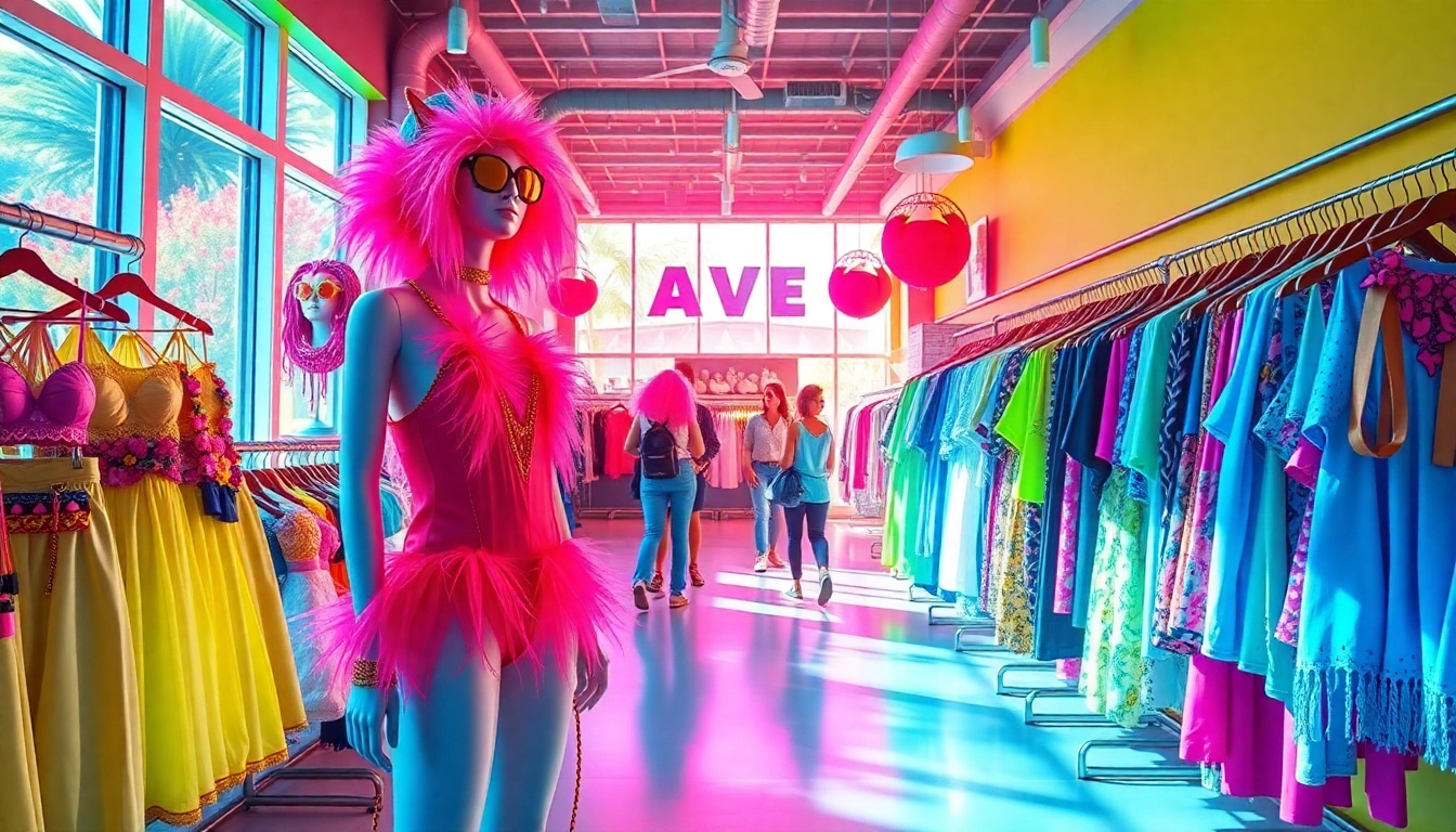 Shop at this vibrant rave store miami for unique festival outfits and accessories.
