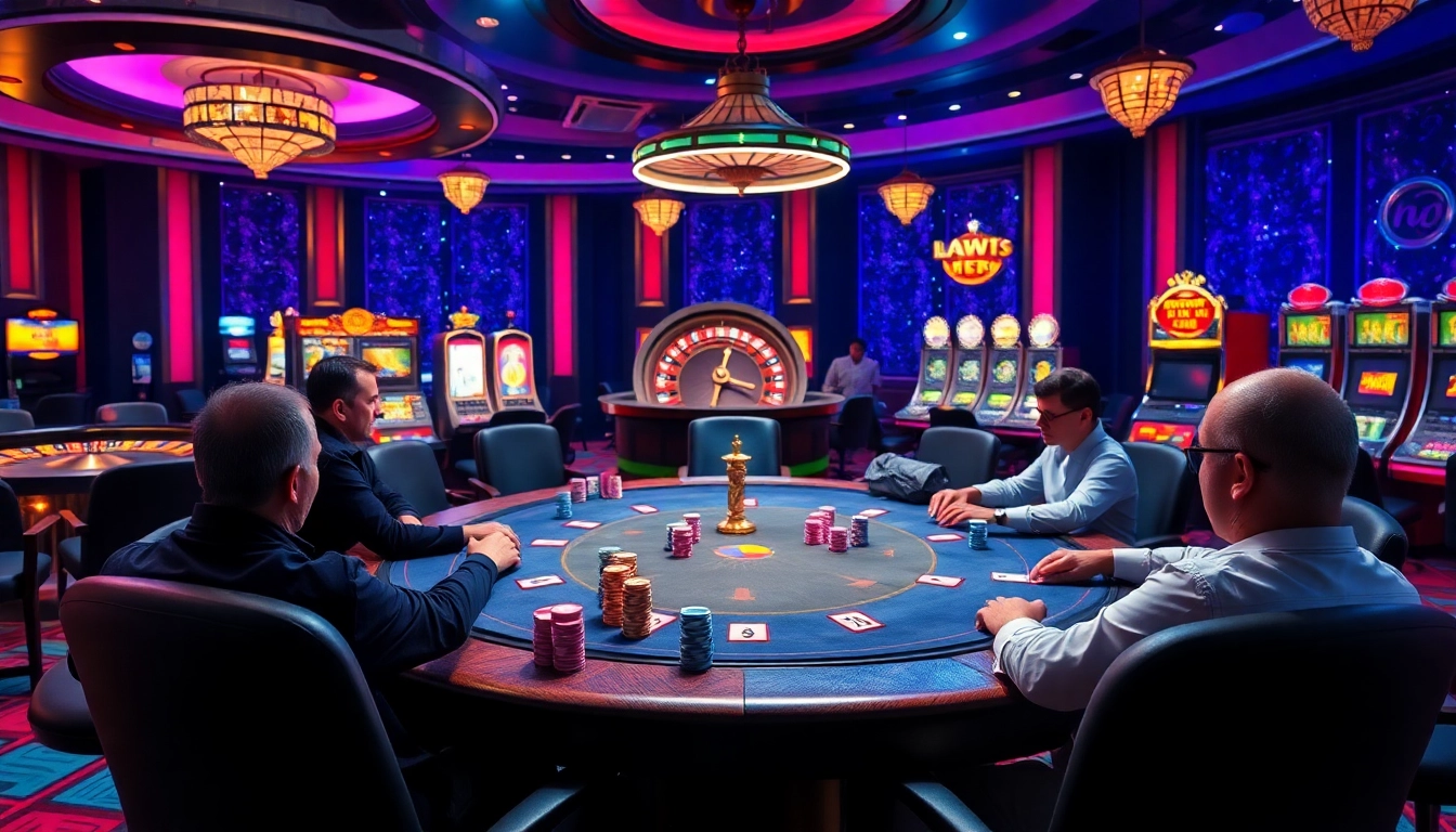 Experience thrilling poker games at https://hay88.deal/, with vibrant casino visuals and excitement.