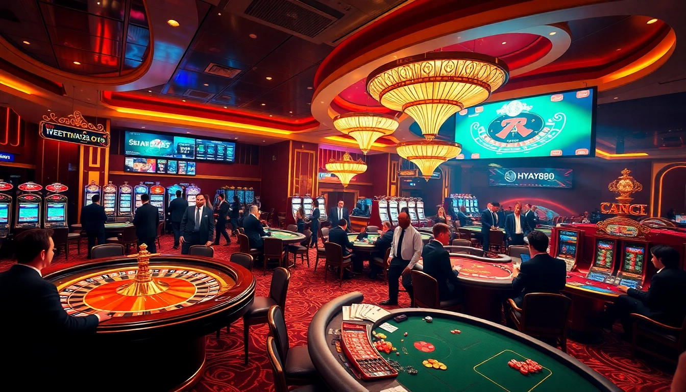 Experience the excitement of gambling at https://hay88.page/ with luxurious tables and lively action.