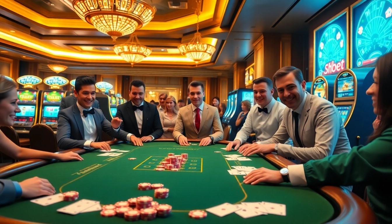 Experience the excitement of SHBET with vibrant casino games and professional dealers.