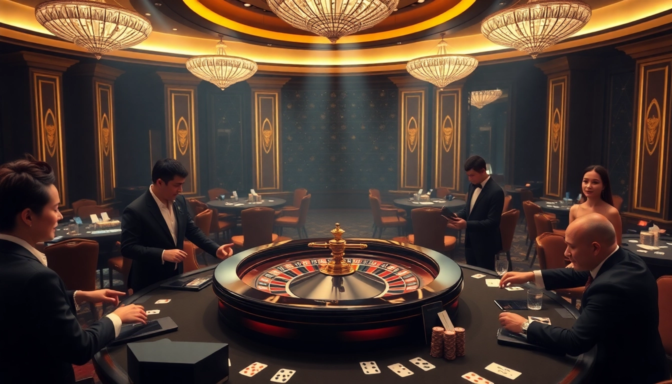 Bets placed at Bin88 roulette table showcasing high-stakes excitement and luxury atmosphere.