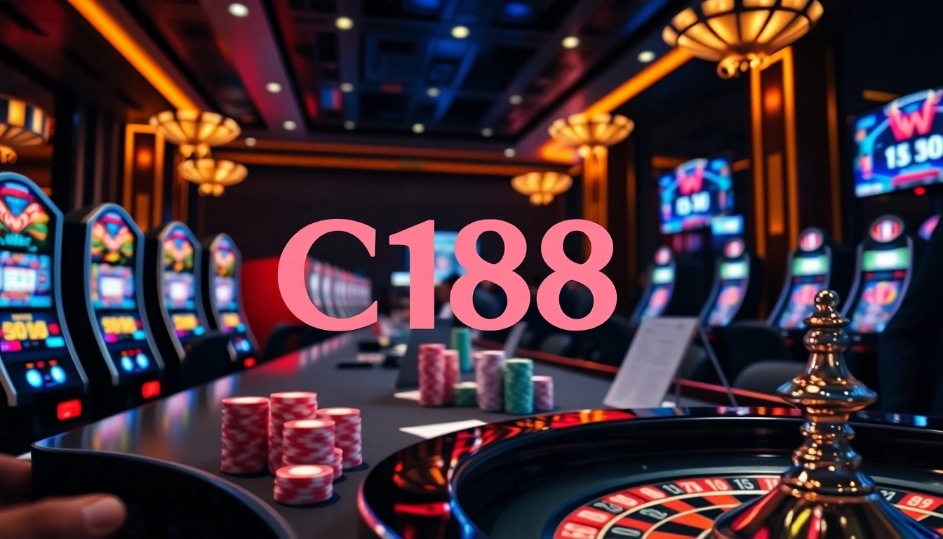 Experience the thrilling atmosphere of C168 online gambling with vibrant slots and professional dealers.