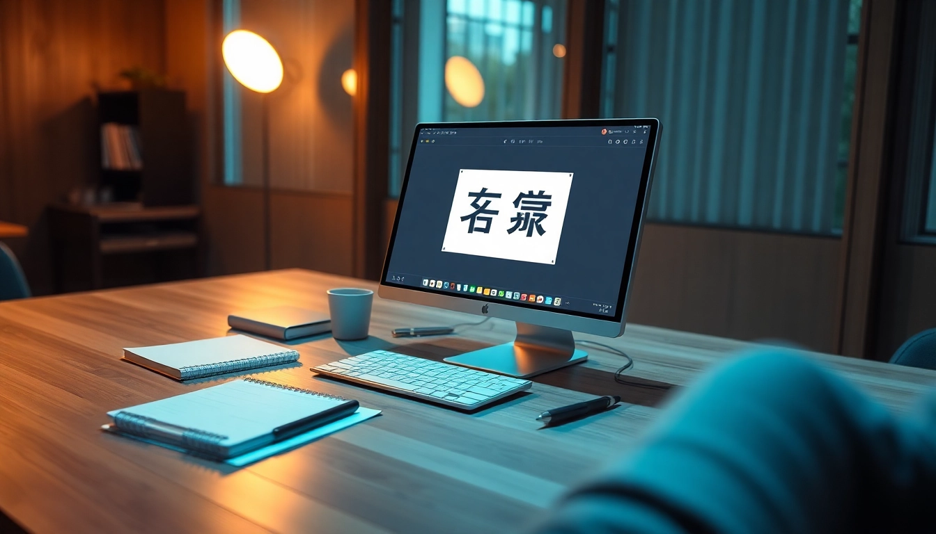 用户利用有道翻译在现代工作空间中翻译文本的场景