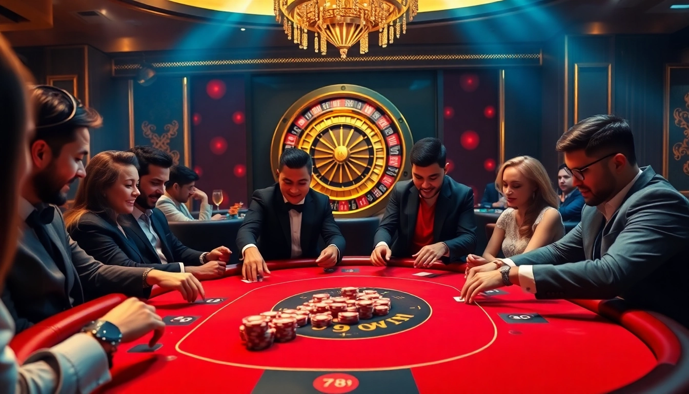 Experience the thrill of poker at 789win, with vibrant chips and an elegant casino atmosphere.