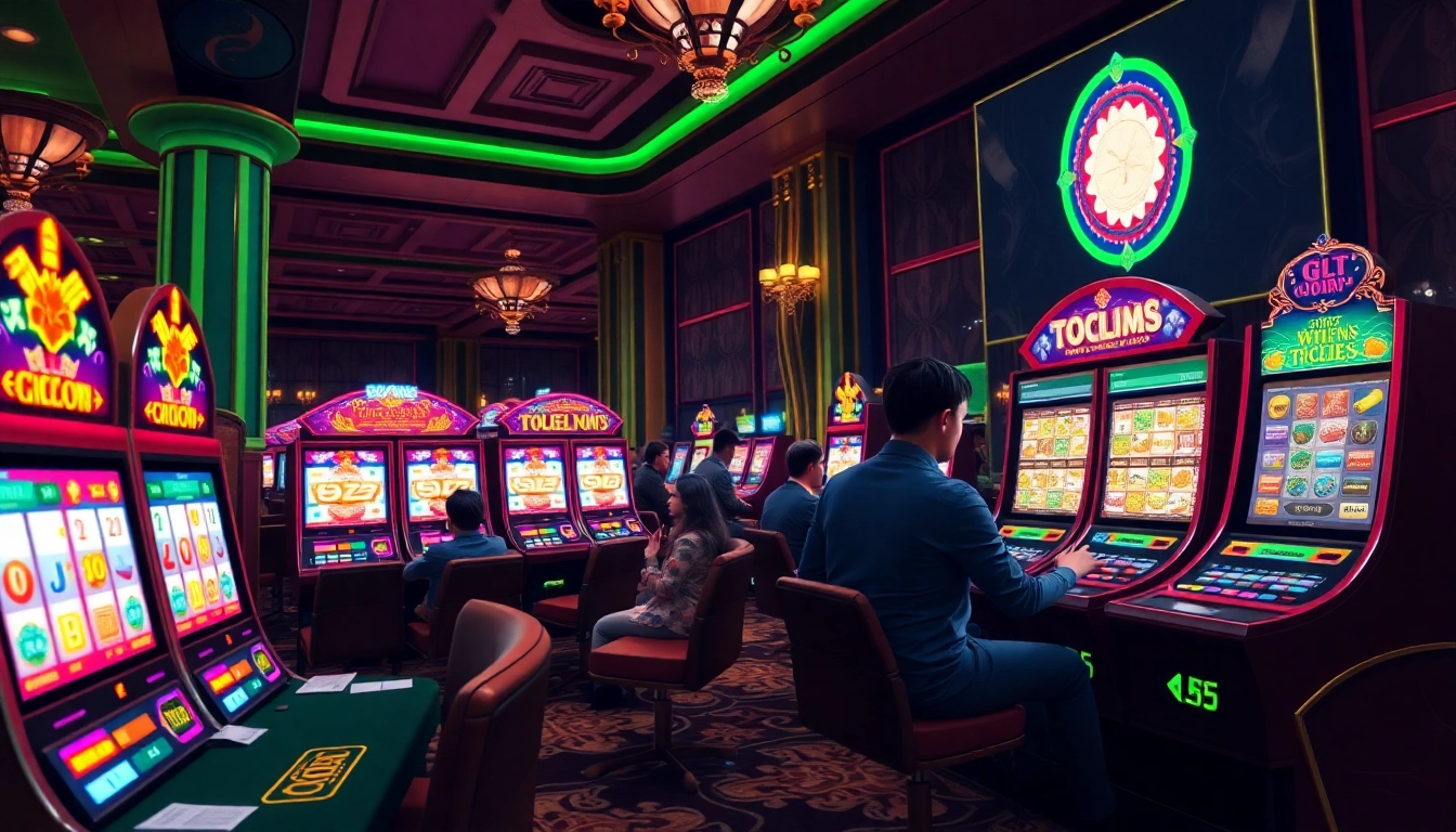 Pemain Togelsumo meraih kemenangan besar pada mesin slot yang cerah berwarna-warni dan keping poker.