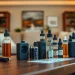 Vape & E-Liquids displayed in a warm setting showcasing essential vape gear and flavors.