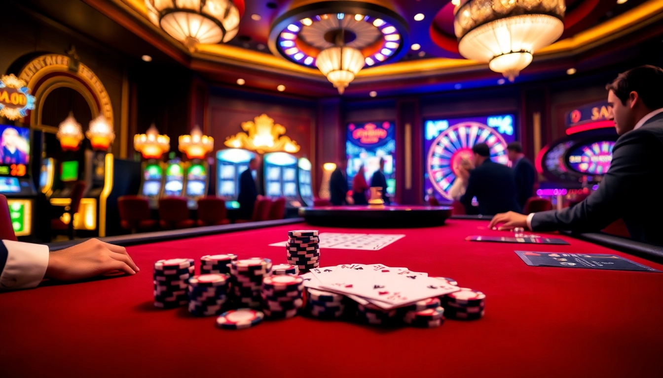 Experience the thrill of winning at 5z7776 com with a glamorous poker scene.