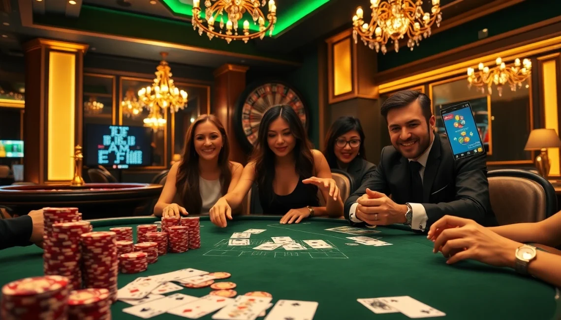 Experience the thrilling gameplay of Ev88app at a luxurious poker table with strategic moves.