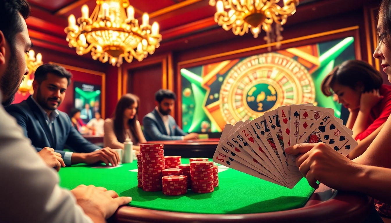 Experience the thrill of gambling at XX88 with high-stacked poker chips and vibrant casino tables.