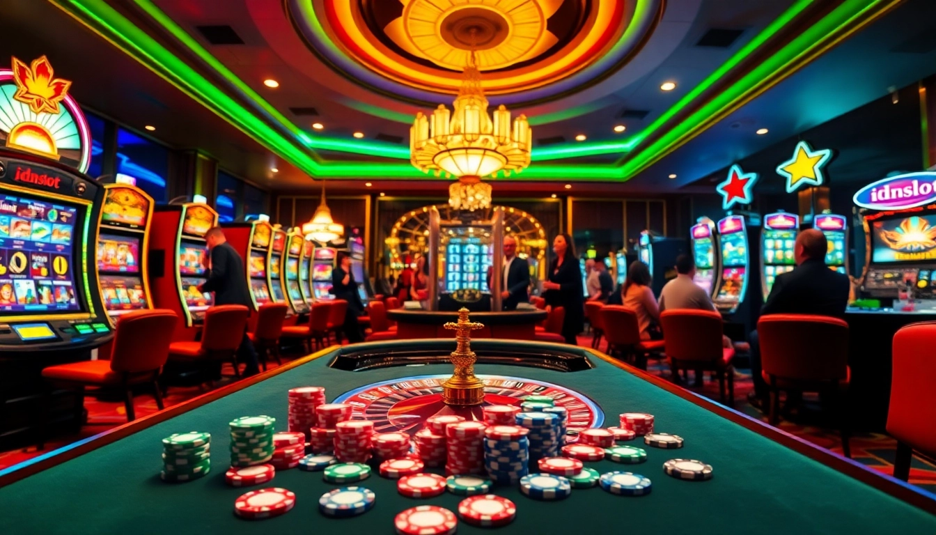 Experience excitement at idnslot with vibrant slot machines and thrilling poker gameplay.