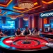 Experience thrilling gameplay at Gopay88 with vibrant casino elements and professional dealers.