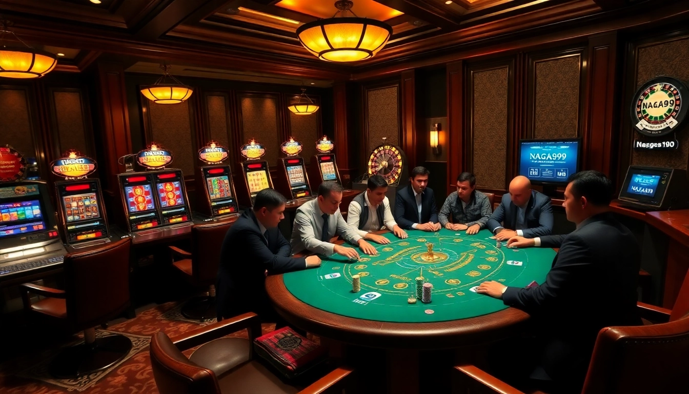 Experience high-stakes poker action at Naga99, where players engage in thrilling gameplay and strategic betting.