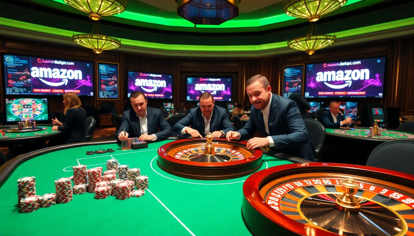 Experience the thrill of various amazon seller types in a vibrant casino atmosphere.