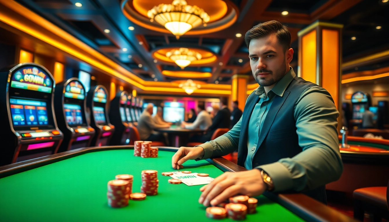 Experience thrilling gameplay at 6RWIN casino with vibrant tables and enthusiastic players.