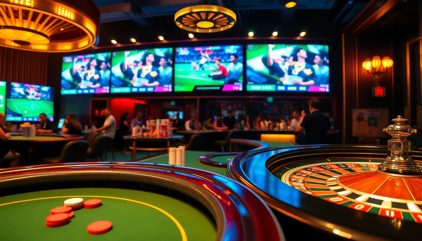 Lương Sơn TV live sports streaming complements the vibrant casino atmosphere with poker and roulette excitement.