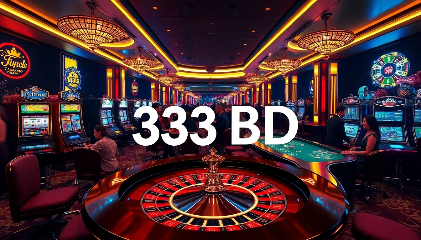 Gameplay at 33BD's vibrant casino, showcasing roulette and engaging players in an exciting betting atmosphere.