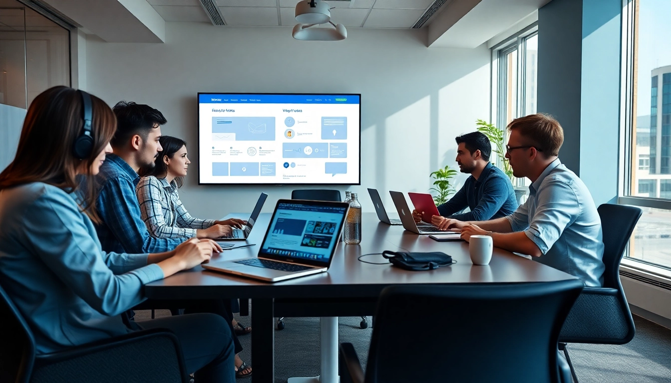 Responsive web design NYC team collaborating in a modern office