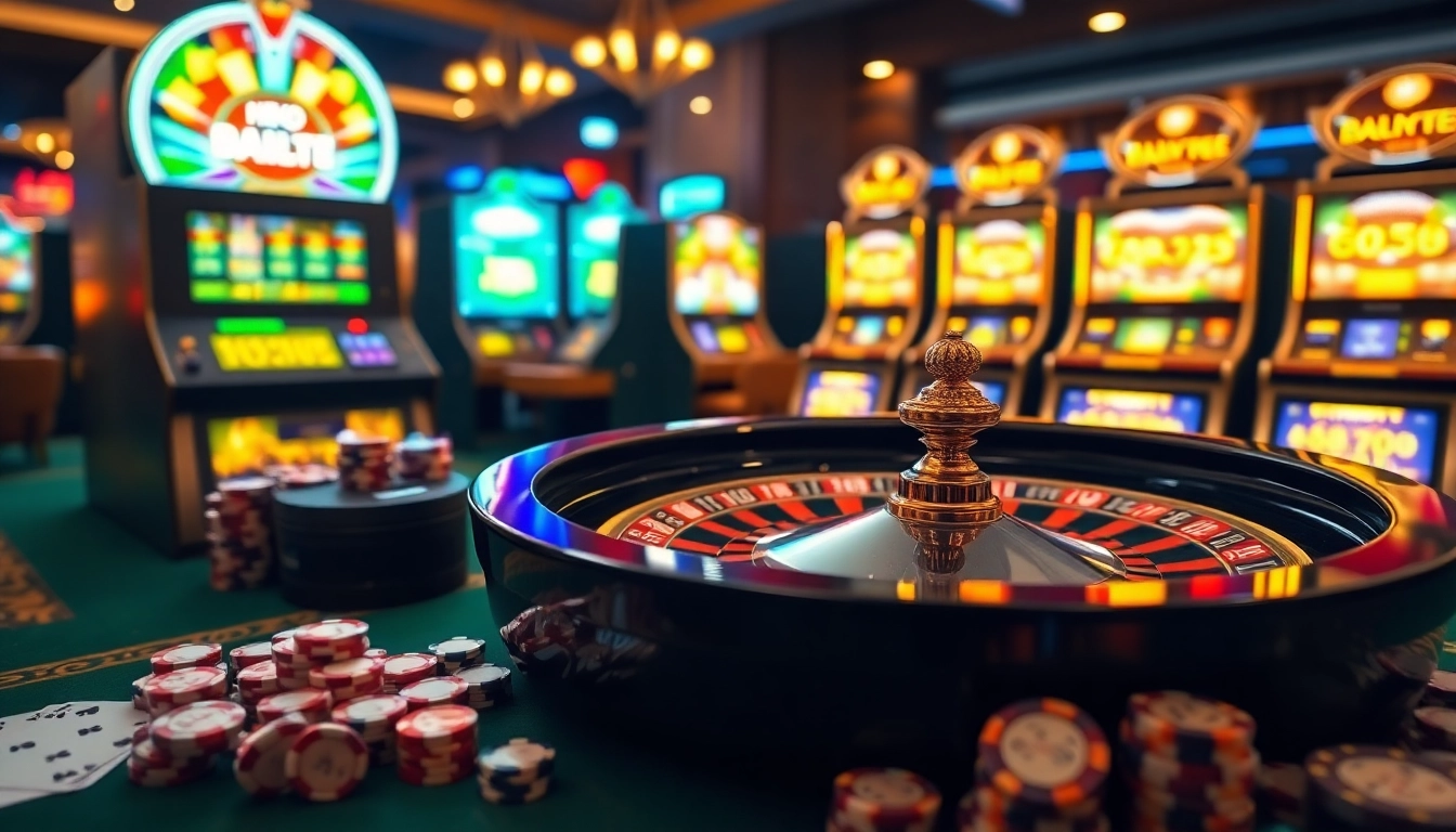 Play exciting games at xx88.forex with vibrant visuals of roulette, slots, and poker.